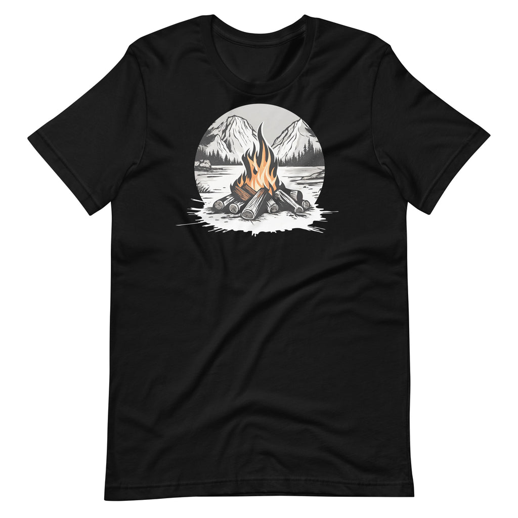 T shirt sales with flames