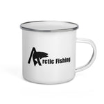 Arctic Fishing Enamel Mug