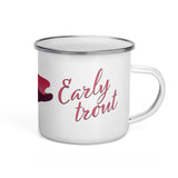 KUSEMA Early Trout Enamel Mug