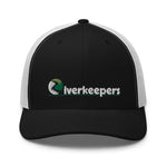 Riverkeepers Embroidered Trucker Cap B/W