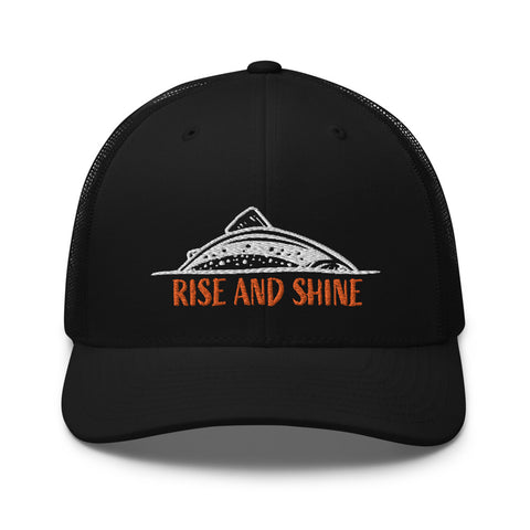 Rise And Shine Embroidered Trucker Cap