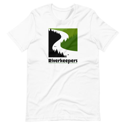 Riverkeepers Square WHT t-paita