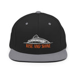 Rise And Shine Embroidered Snapback Hat