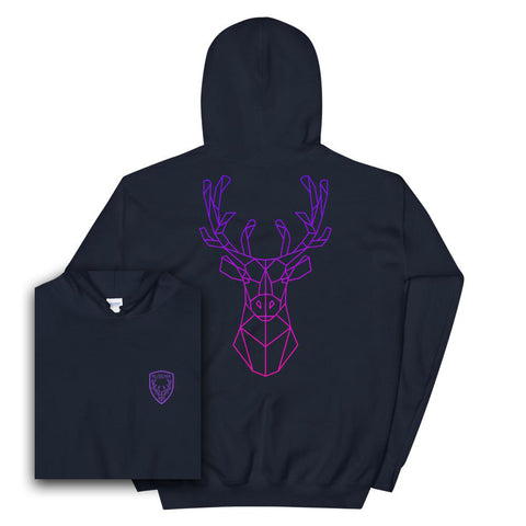 Neon Reindeer Hoodie