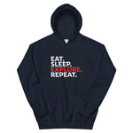 Eat Sleep Explore Repeat huppari