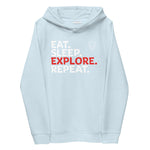Eat Sleep Explore Repeat W's Eco Fitted huppari