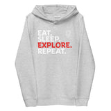 Eat Sleep Explore Repeat W's Eco Fitted huppari