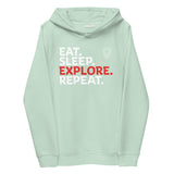 Eat Sleep Explore Repeat W's Eco Fitted huppari