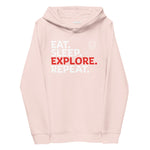 Eat Sleep Explore Repeat W's Eco Fitted huppari