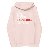 Eat Sleep Explore Repeat W's Eco Fitted huppari