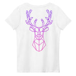 Neon Reindeer Women's Fitted Eco t-paita