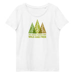 Wild And Free Women's Fitted Eco Tee